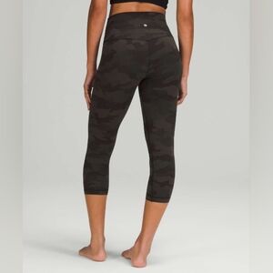 Lululemon Align High-Rise Crop 21" Heritage 365 Camo Dark Olive Multi Sz 20